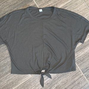 Old Navy activewear XS tie front top
